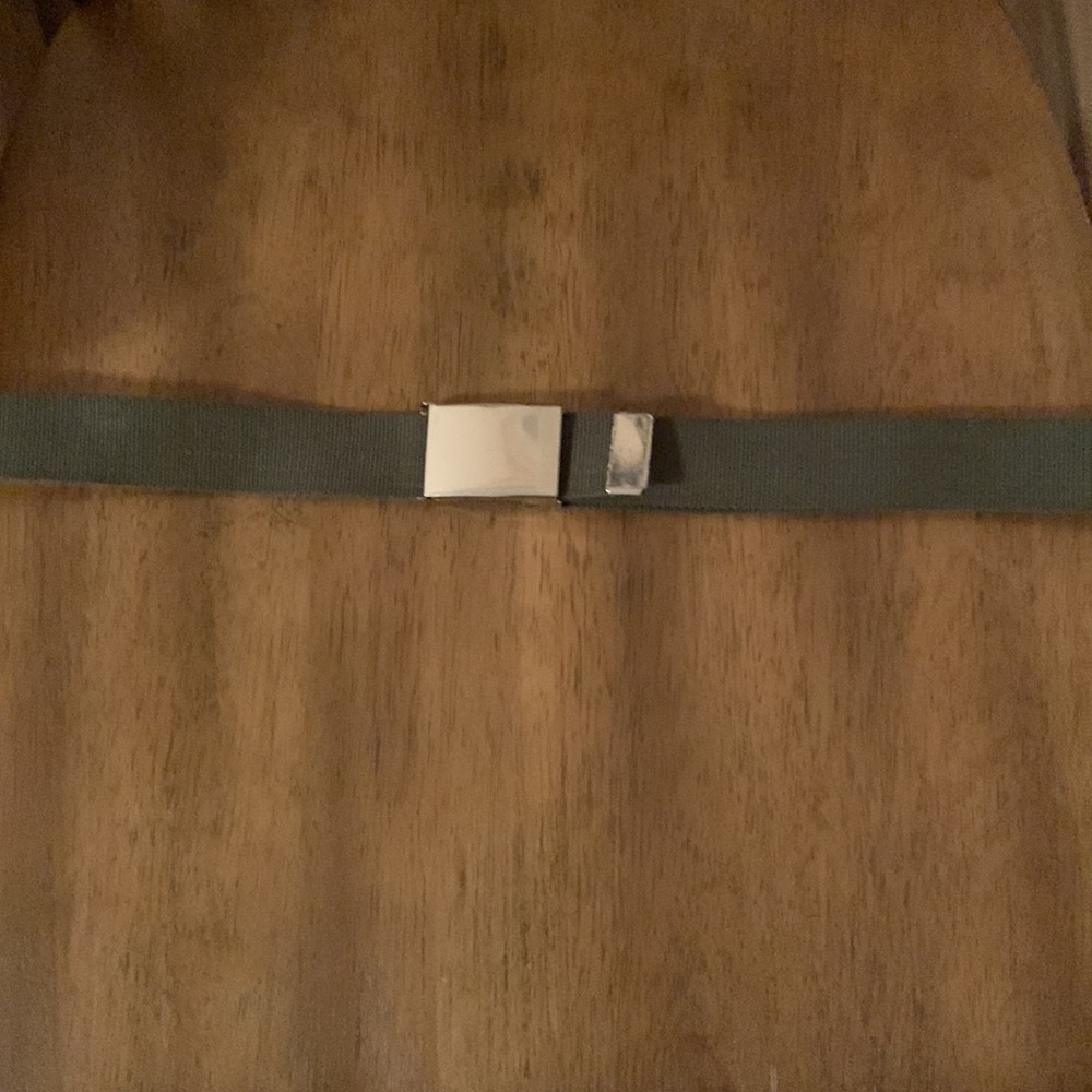 Olive Military Style Belt size 32